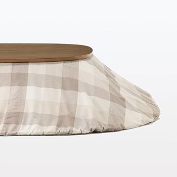 Amazon | 無印良品 こたつにもなるローテーブル ダークブラウン